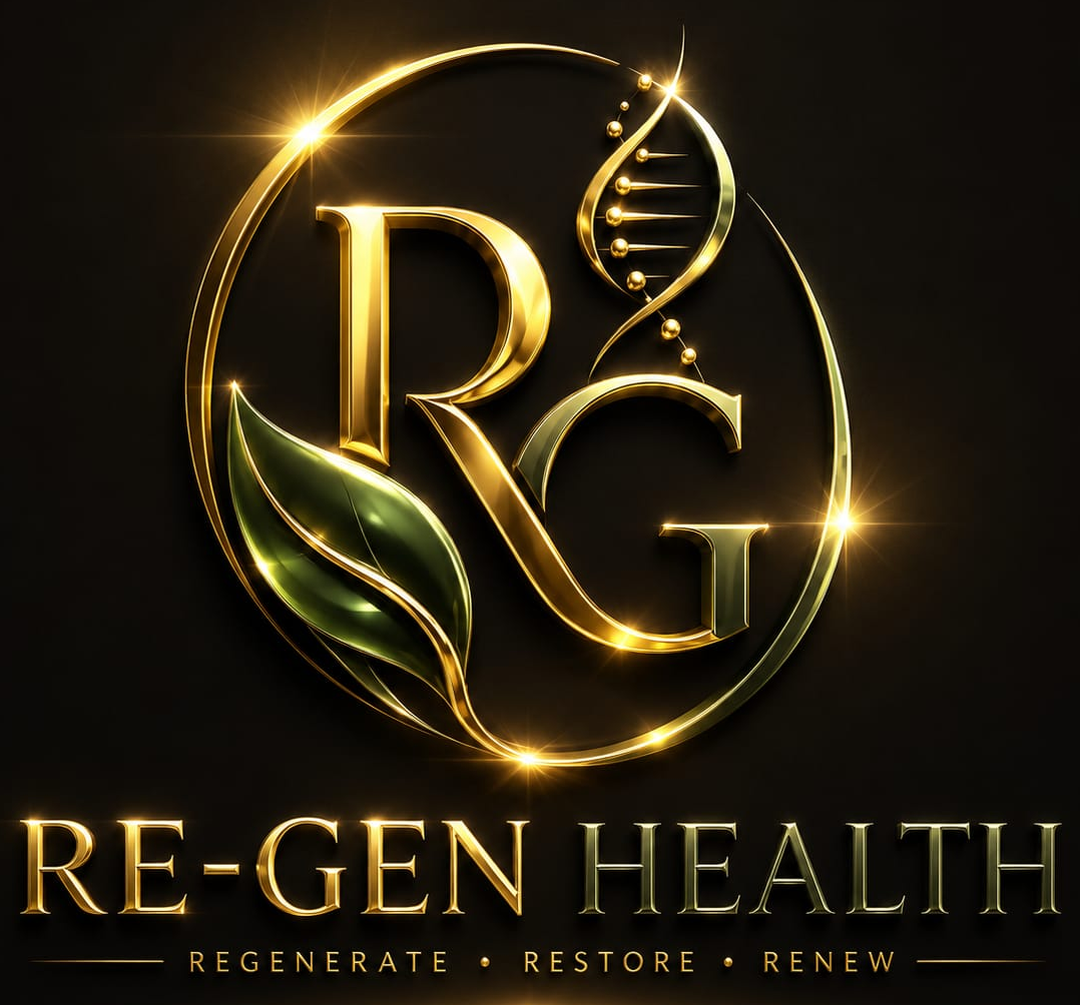 Logo RE-GEN Health — Regenerate, Restore, Renew